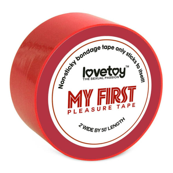 My First Non-Sticky Bondage Tape Red Exemple