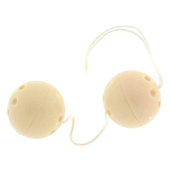 Plastic Balls Ivory - Bile Vaginale