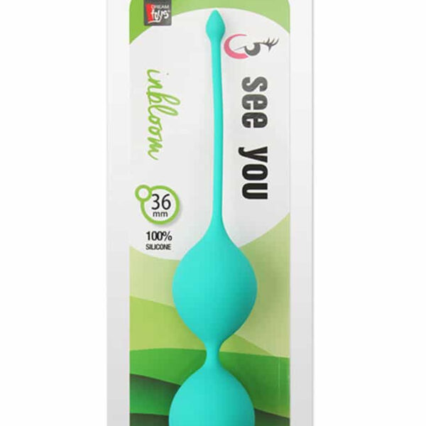 See You In Bloom Duo Balls 36 mm Green - Bile Vaginale