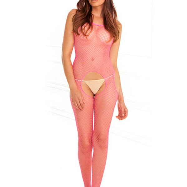 Net Suspender Bodystock Pink Exemple