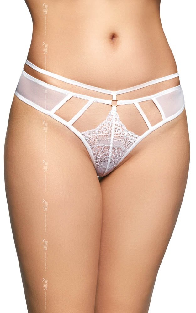 G-String 2490 - white S/M Exemple