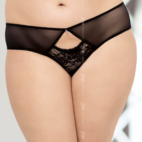 Panties 2468 - Plus Size - black 3XL - Chiloti Sexy Pentru Femei