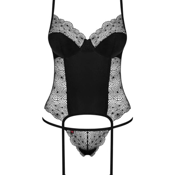 Sharlotte corset & thong black L/XL Exemple