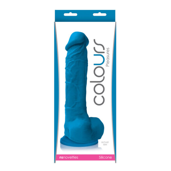 Colours Pleasures 8 inch Dildo Blue Exemple