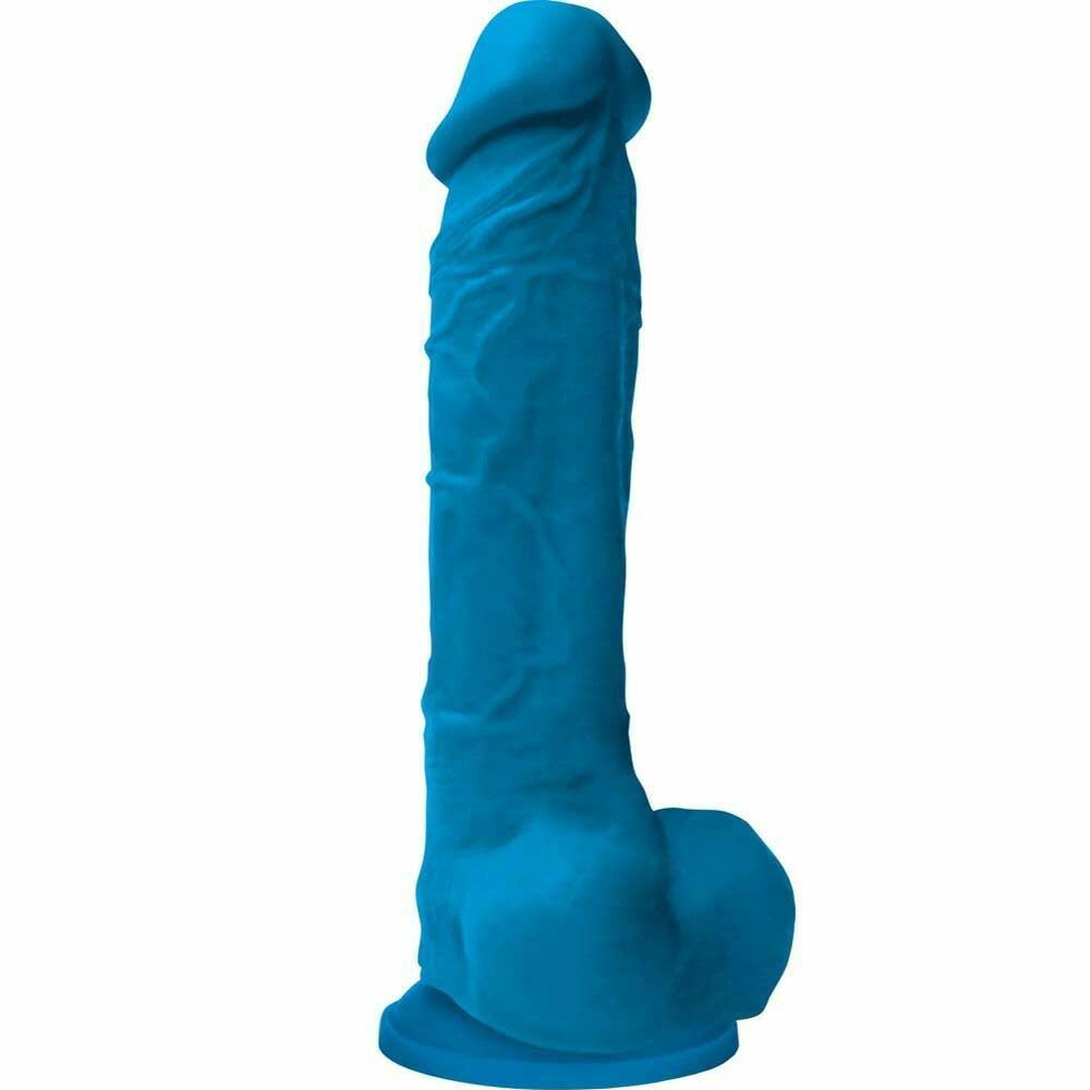 Profil Colours Pleasures 8 inch Dildo Blue