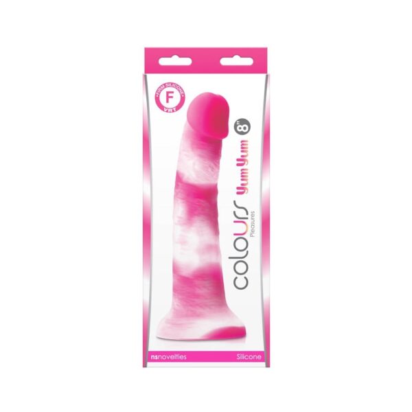 Colours - Pleasures - Yum Yum 8" Dildo - Pink Exemple