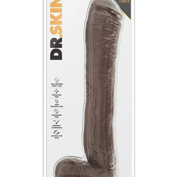 Dr.Skin Mr.Ed 13 inch Dildo Chocolate Exemple