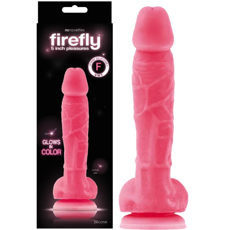 Profil Firefly 5 inch Glowing Dildo Pink