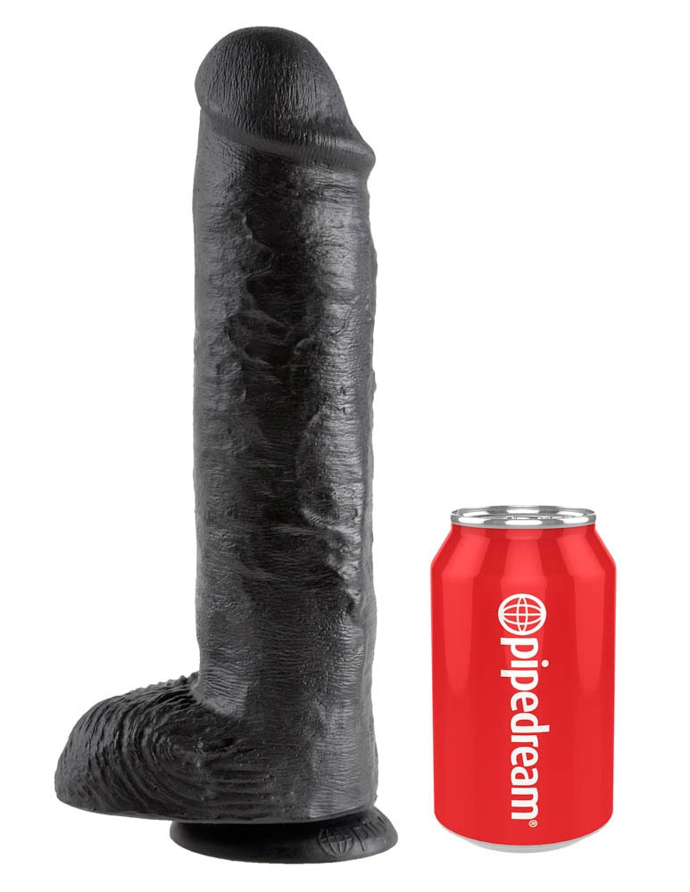 Profil King Cock 11 inch Cock With Balls Black