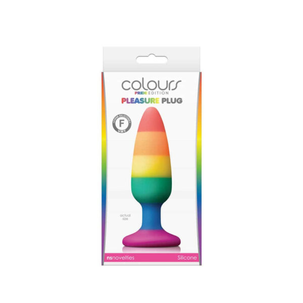 Colours - Pride Edition - Pleasure Plug - Medium -Rainbow - Dopuri Anale