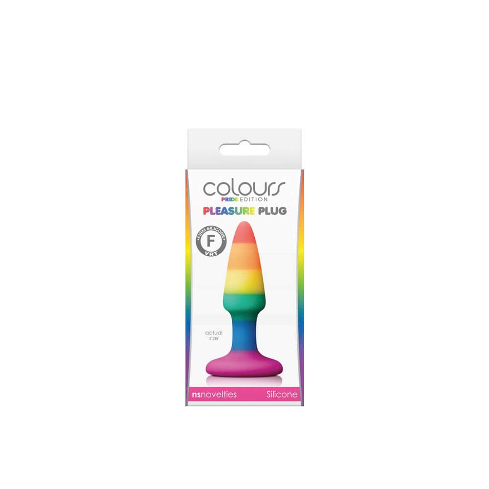 Colours - Pride Edition - Pleasure Plug - Mini -Rainbow - Dopuri Anale