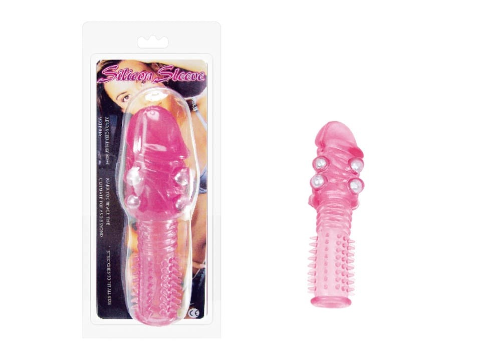 Charmly Silicon Sleeve Pink - Extendere Si Prelungitoare Penis