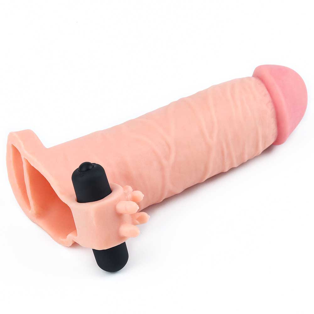 Extendere Si Prelungitoare Penis Lovetoy Pleasure X-Tender Vibrating Penis Sleeve  1