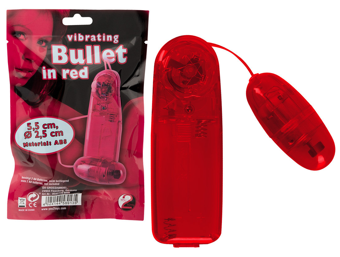 Vibrating Bullet Red - Gloante si Oua Vibratoare