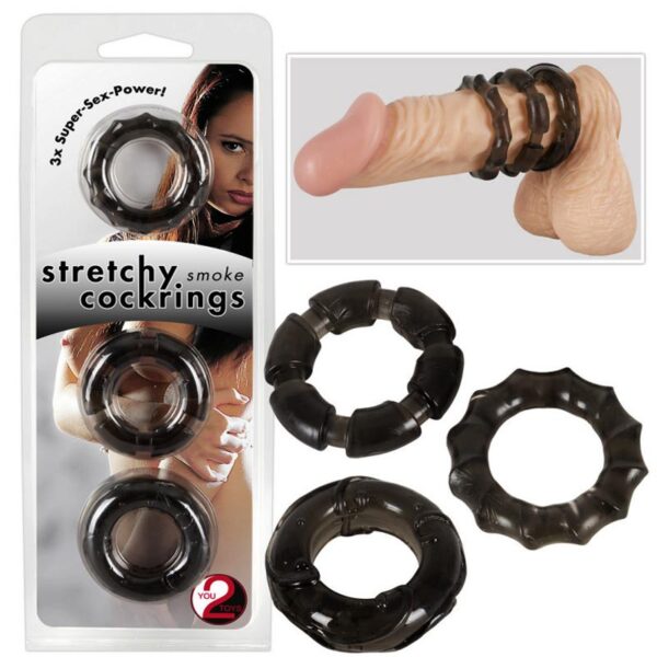 Stretchy Cock Rings Smoke Exemple