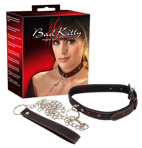Bad Kitty Collar And Leash - Lese