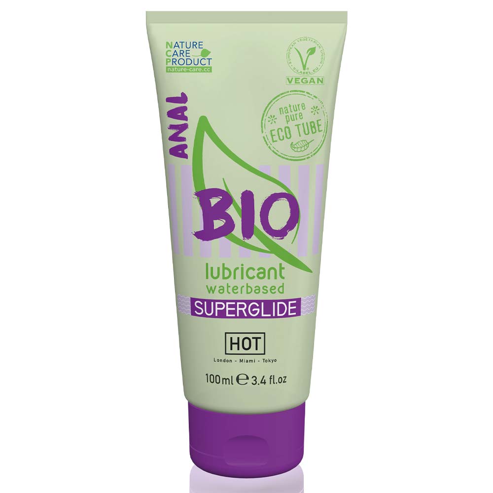 HOT BIO lubricant waterbased Superglide Anal 100 ml Exemple
