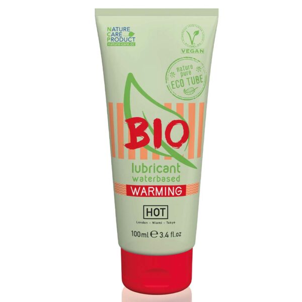 HOT BIO lubricant waterbased Warming 100 ml Exemple