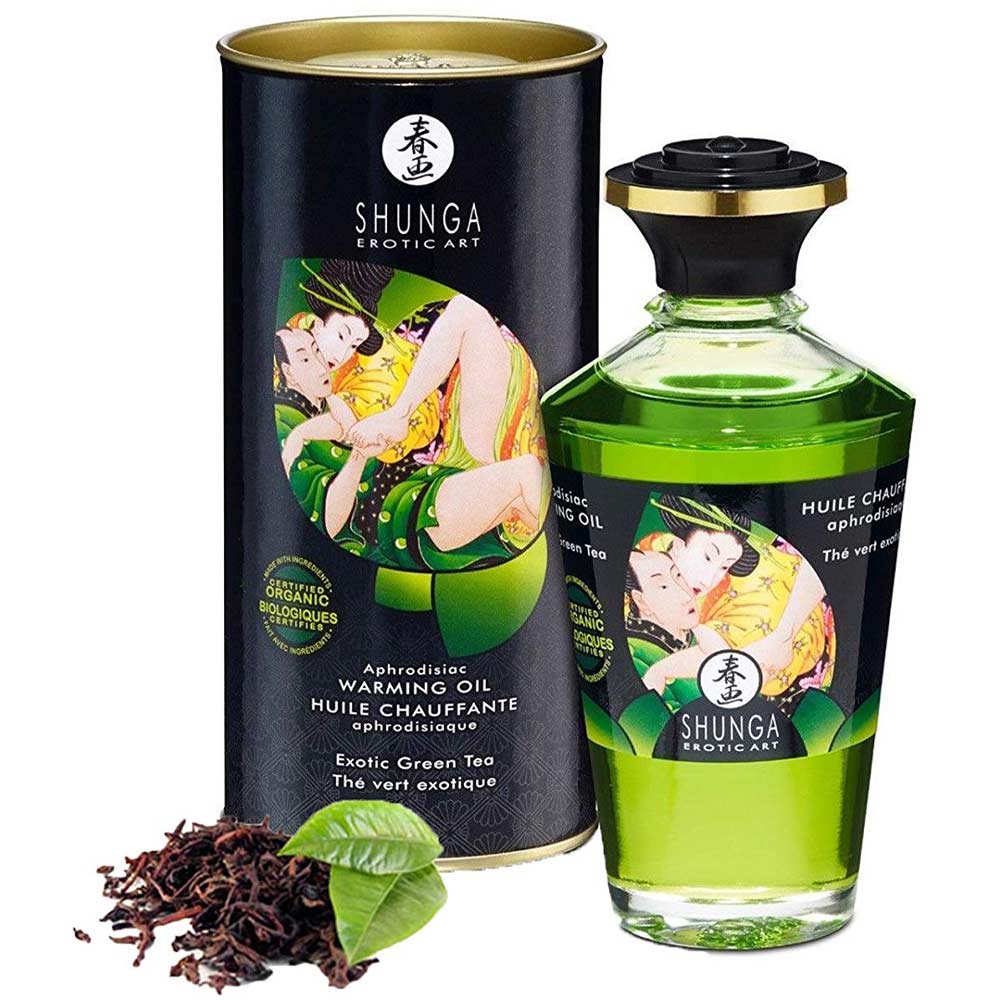 Ulei Masaj Efect De Încălzire Aphrodisiac Oils-Organica Exotic Green Tea 100 ml