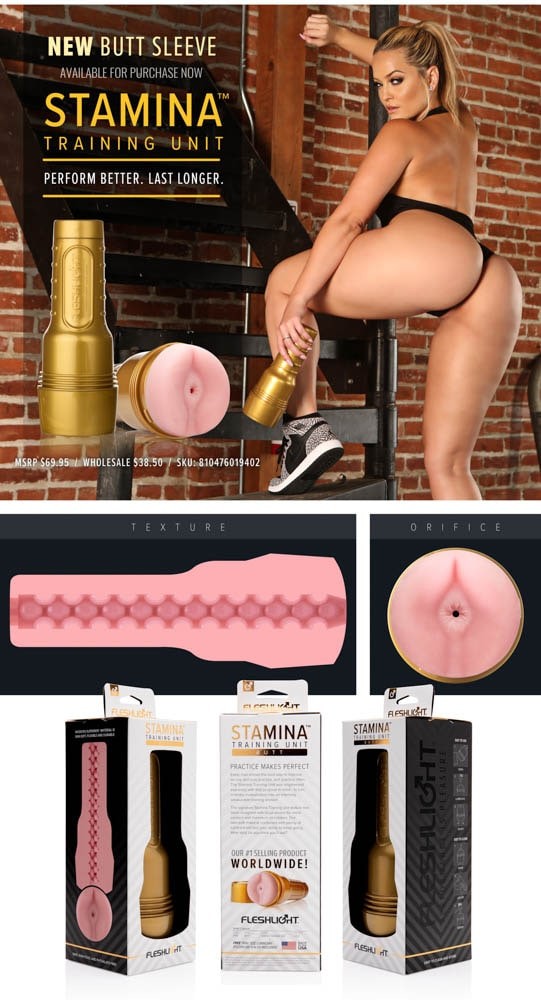 Pink Butt Stamina Training Unit - Masturbatoare
