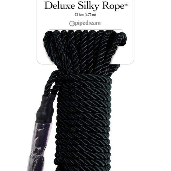Fetish Fantasy Series  Deluxe Silky Rope Black - Sfori