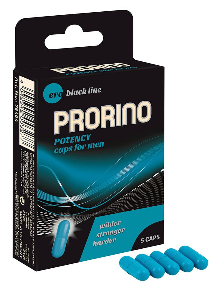 ERO PRORINO black line Potency Caps for men - Stimulatoare - Afrodiziace