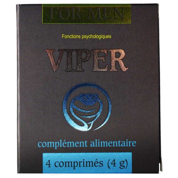 Pastile Erectie Stimulant Viper for Men - 4 tabs (FR)