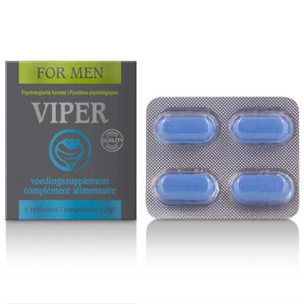 Viper for Men - 4 tabs (FR) - Stimulatoare - Afrodiziace