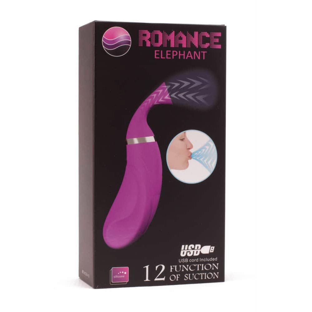 Pretty Love Elephant Stimulator Clitoris Rezistent La Apă Culoare Violet