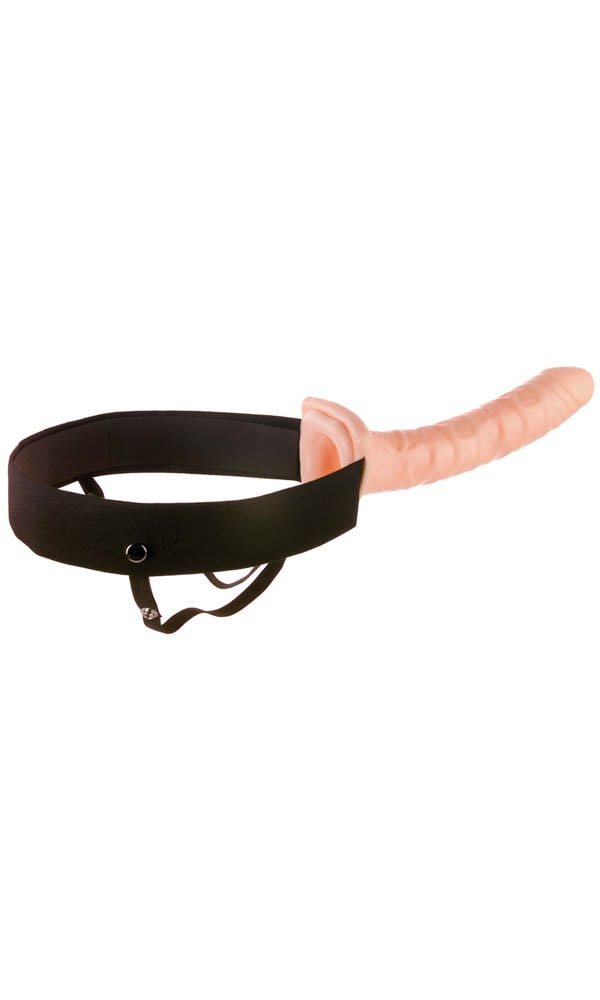 Fetish Fantasy Series Hollow Strap-on 10 inch Flesh Exemple