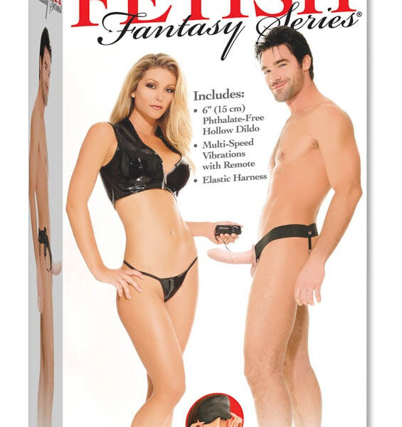Fetish Fantasy Series Vibrating Hollow Strap-on Exemple