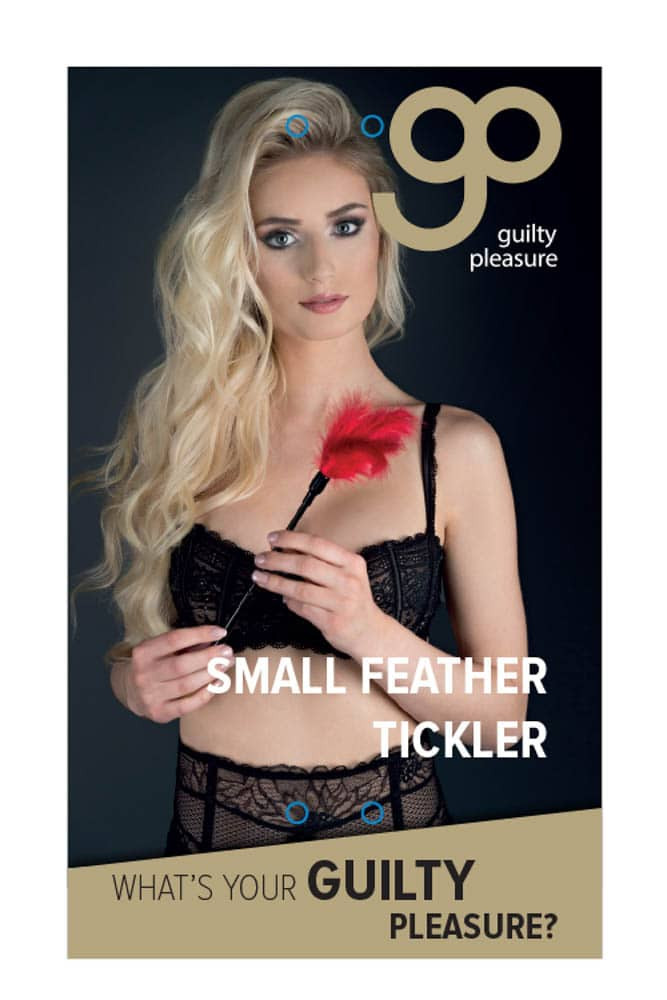 GP Small Feather Tickler Red - Teasere