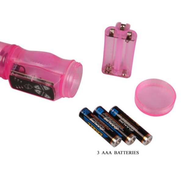3-speed vibe 3-speed rotation beads TPR Available color: Pink and Purple Battery: 3AAA - Vibratoare Rabbit Si Punctul G