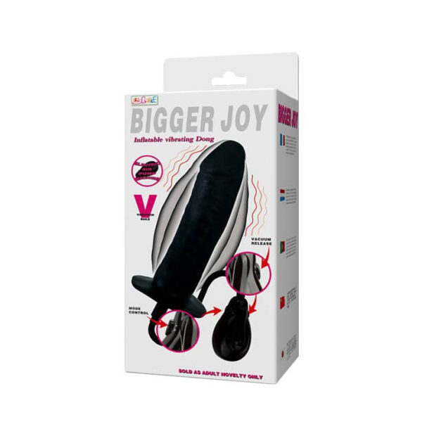 Bigger Joy Inflatable Penis Black 3 - Vibratoare Realistice