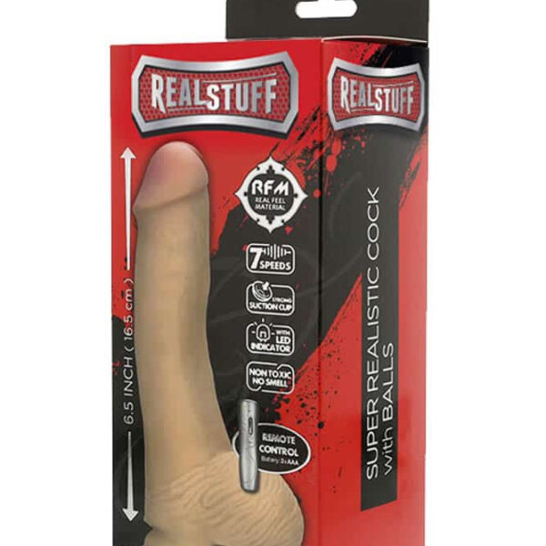 RealStuff 6.5 inch Vibrator 2 - Vibratoare Realistice