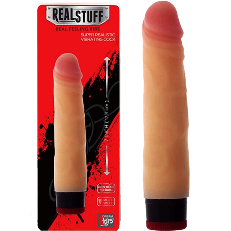 Profil RealStuff 7 inch Vibrator Flesh 4