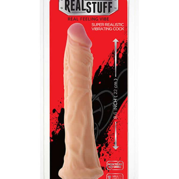RealStuff 8.6 inch Vibrator Flesh Exemple